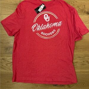 Oklahoma Sooners Vintage Style T Shirt Mens 2XL NCAA Red New with tags